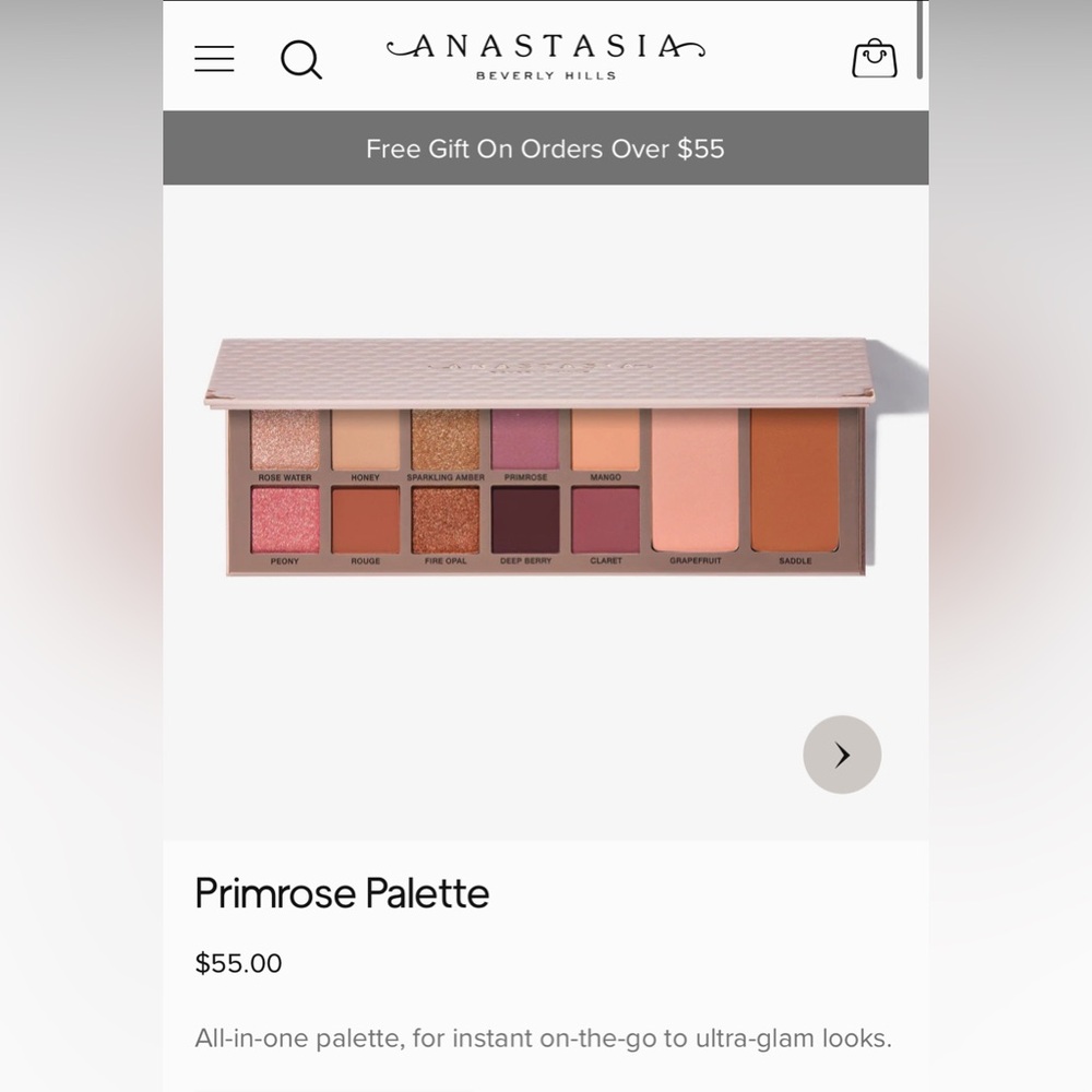 ANASTASIA BEVERLY HILLS PRIMROSE PALETTE